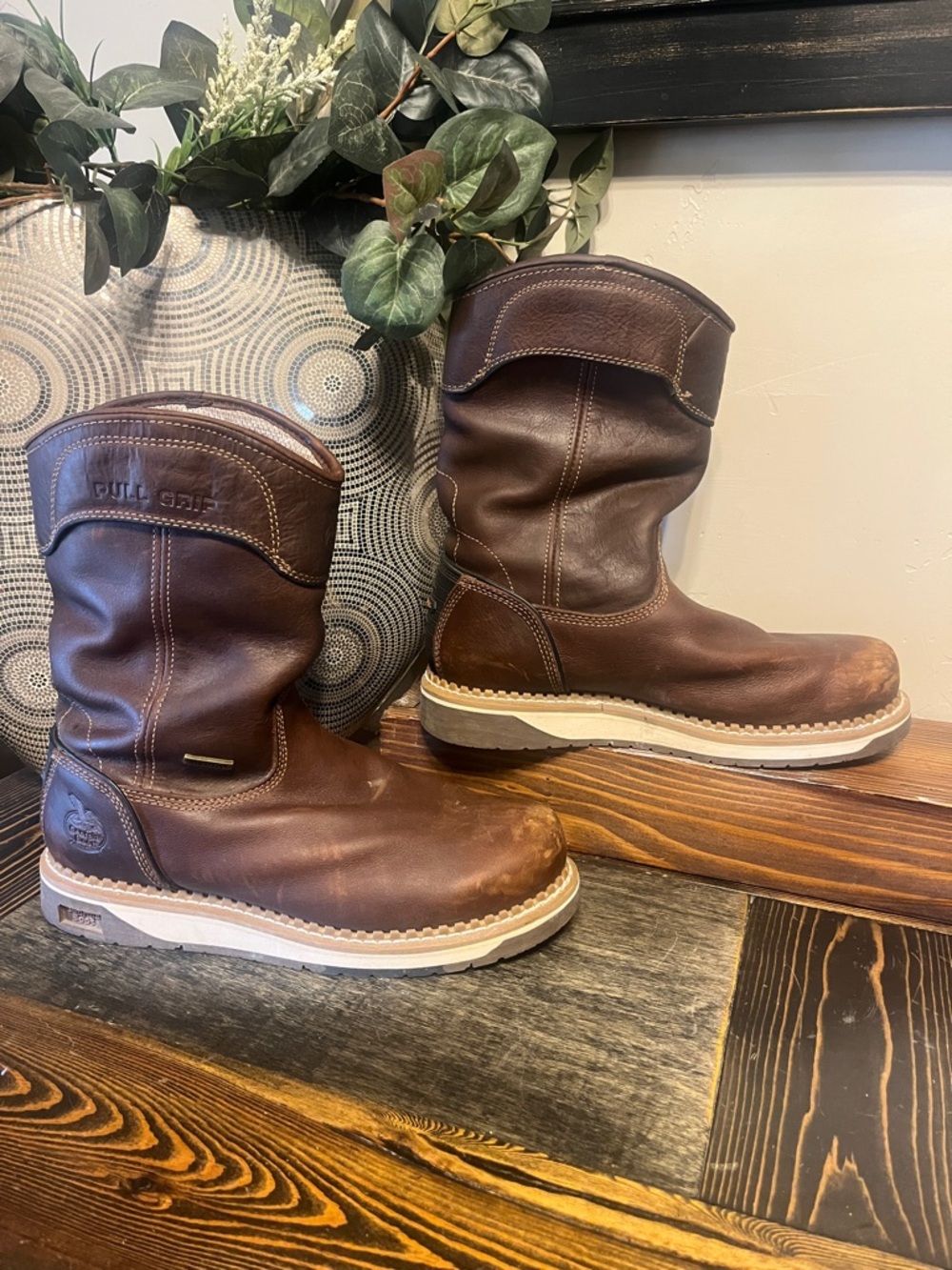 Georgia Boot 10” Wedge Pull On Work boots